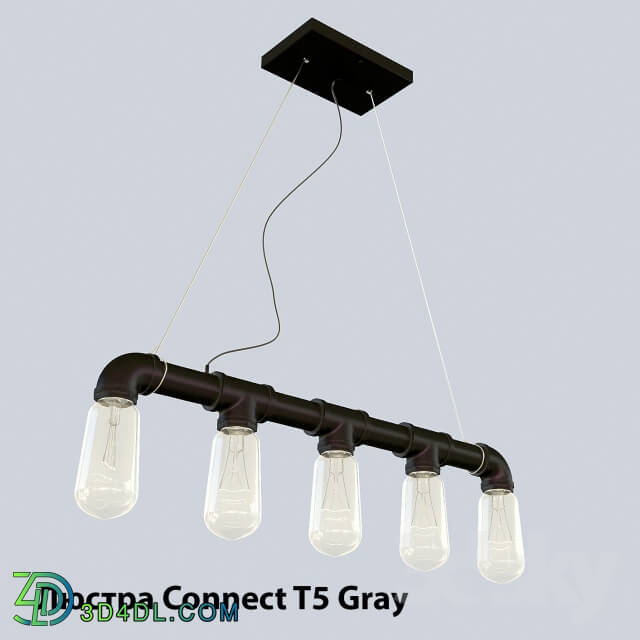 Ceiling light - Chandelier Connect T5 Gray