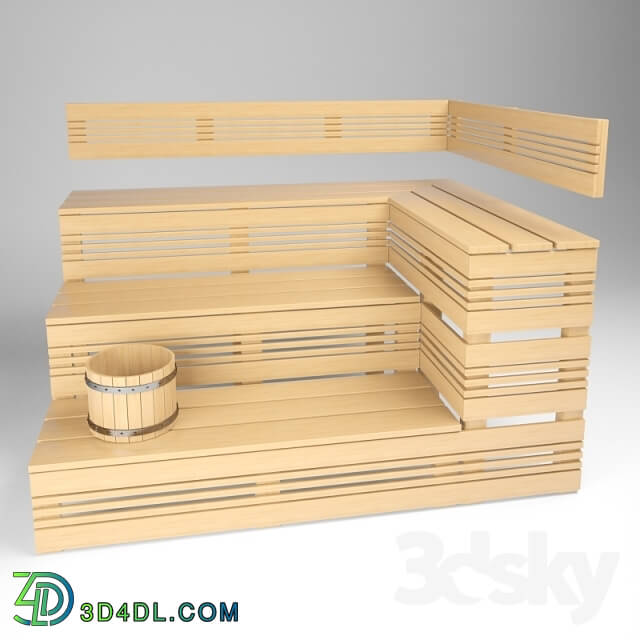 Bathroom furniture - Bench Sauna