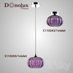Ceiling light - Complete fixtures Donolux 110_243 _ 1violet 
