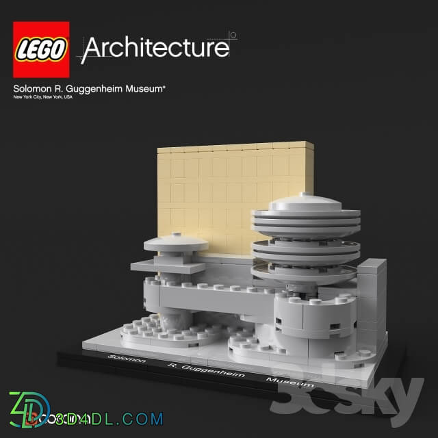 Toy - LEGO Architecture Guggenheim _ Seattle Space Needle