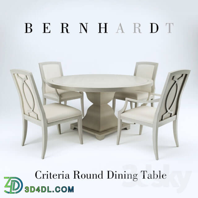 Table _ Chair - Criteria Round Dining Table