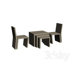 Table _ Chair - chairs and a table _Italian furniture_ 