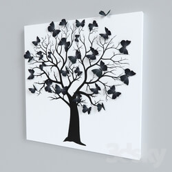 Other decorative objects - Decorative panel - Butterflies 