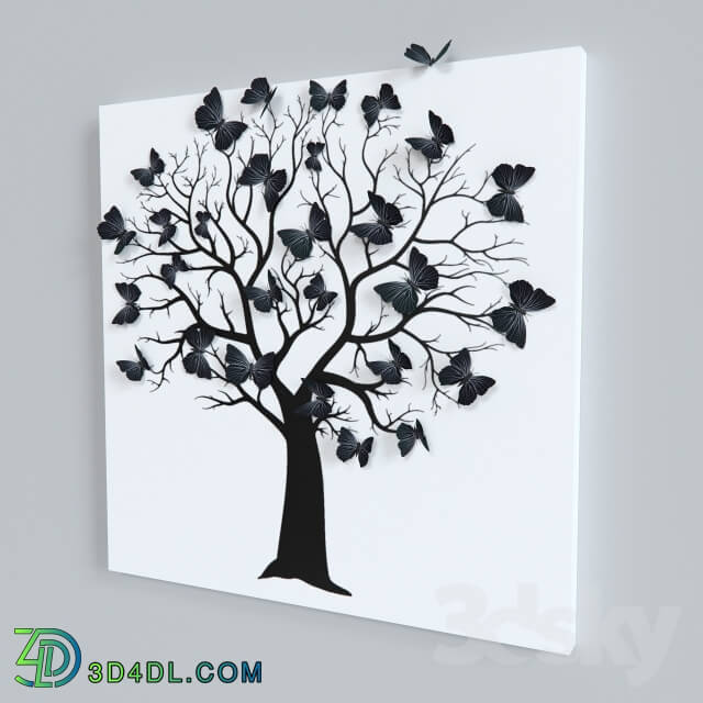 Other decorative objects - Decorative panel - Butterflies
