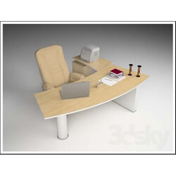 Office furniture - Table Direzionali Datillo Per Scrivania Flag 
