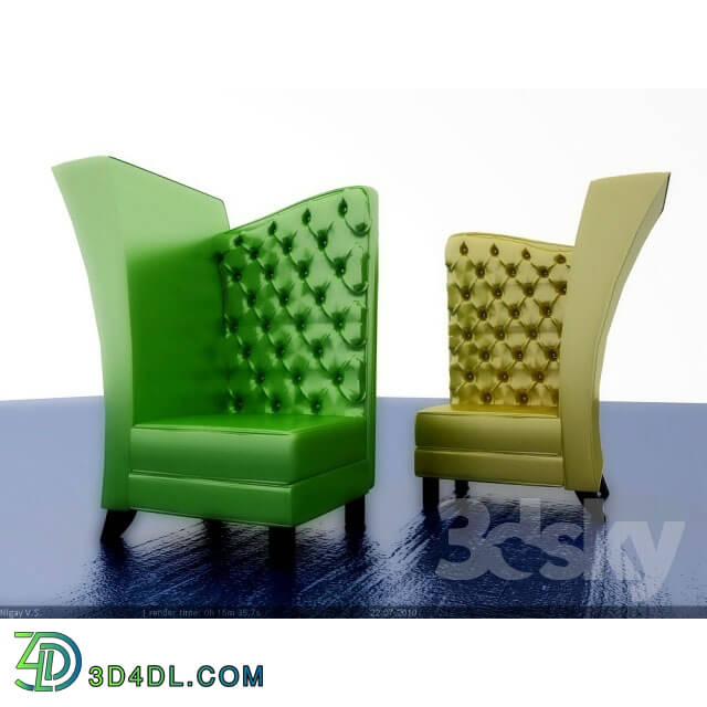 Arm chair - Chair_ pop art and glamour