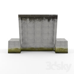 Other architectural elements - The concrete barrier-type 2 