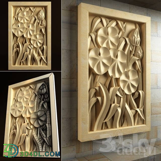 Decorative plaster - Palimanan Relief 01