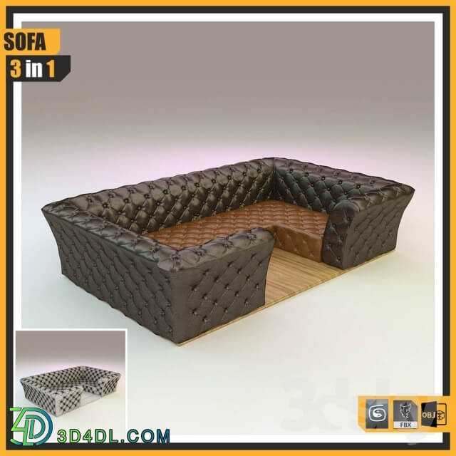 Sofa - SOFA ___ 3 in 1