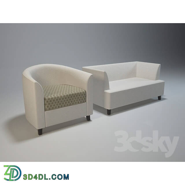 Sofa - sofa with kreslicem