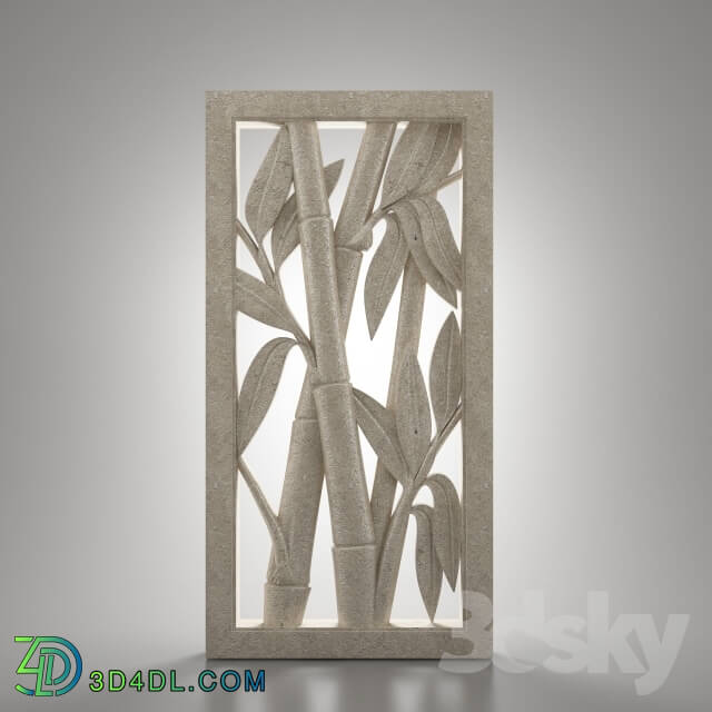 Other decorative objects - bamboo relief