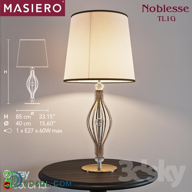 Table lamp - Masiero Noblesse TL1G