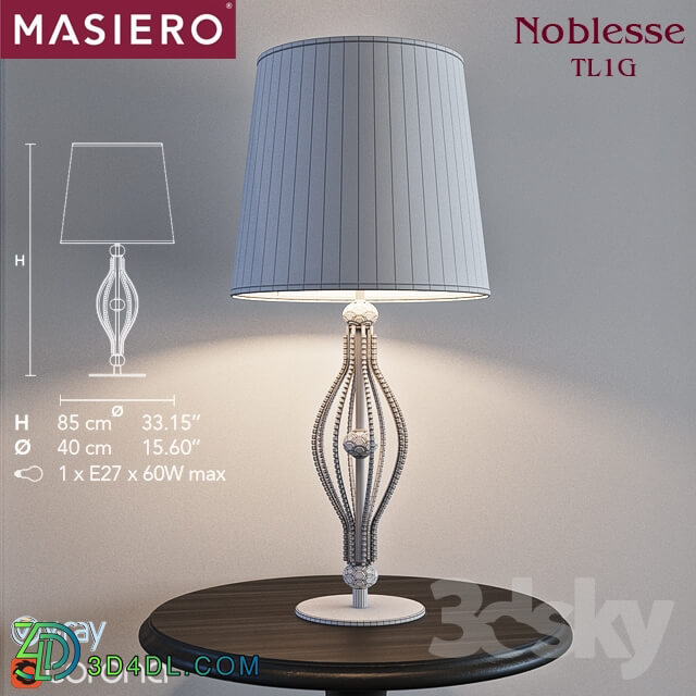 Table lamp - Masiero Noblesse TL1G