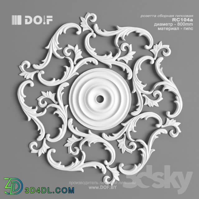 Decorative plaster - OM RC104_D800_DOF