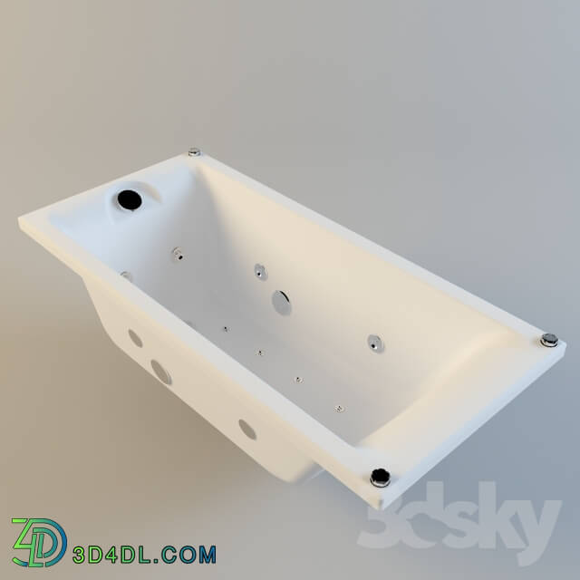 Bathtub - Aessel Bathtub hydromassage _Desna_.