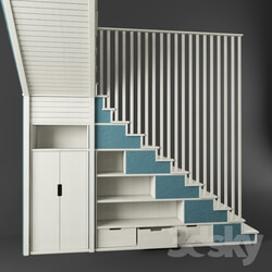 Staircase - Staircase white 