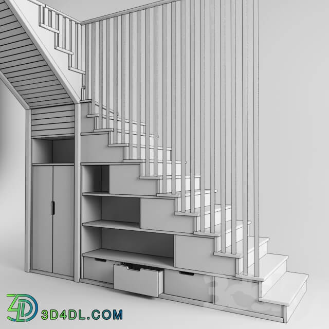 Staircase - Staircase white