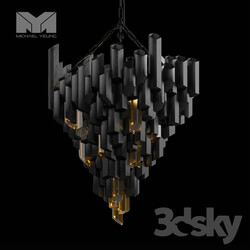 Ceiling light - Michael_Yeung _-_ Meteor_Pendant 