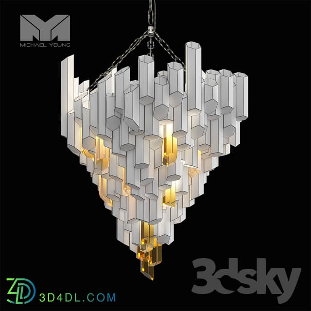 Ceiling light - Michael_Yeung _-_ Meteor_Pendant