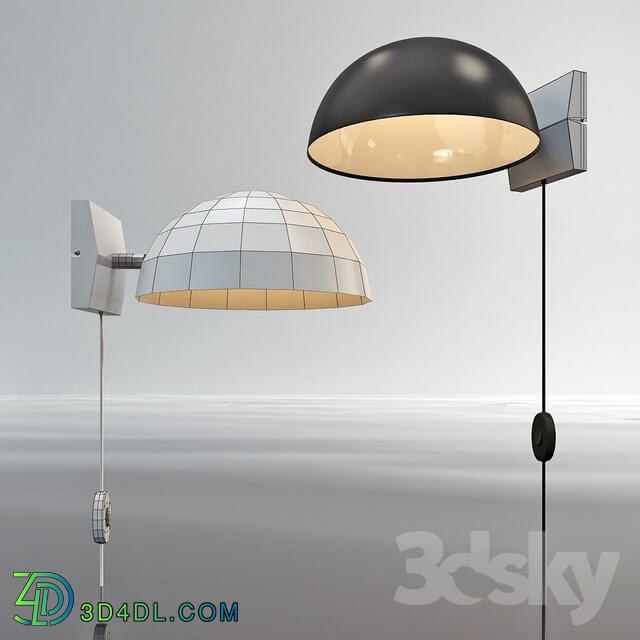 Wall light - Model KUPOL_ wall lamp_ from the company MARKSLOJD_ Sweden.