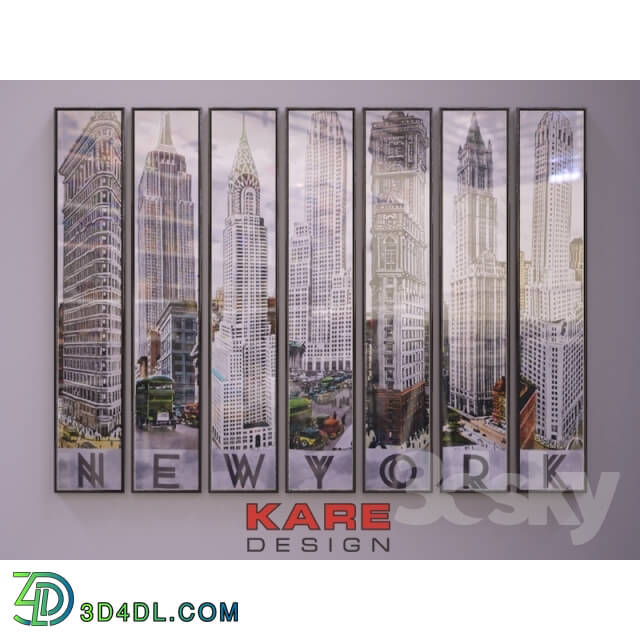 Frame - KARE_design New York architecture bilder set