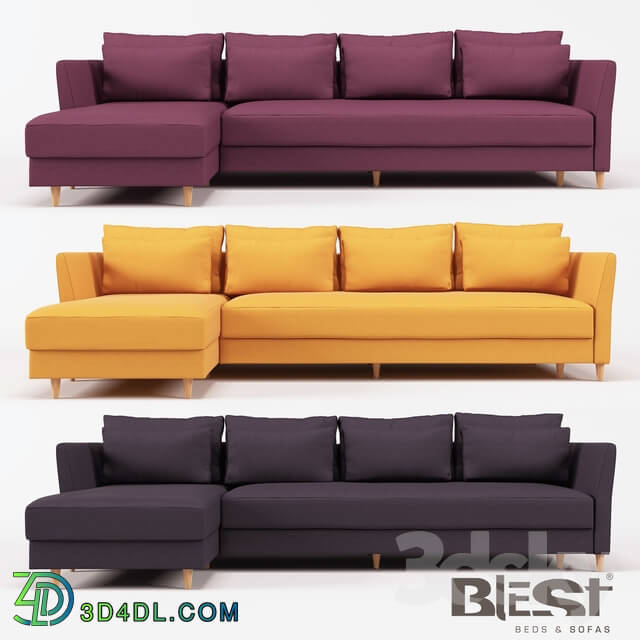 Sofa - OM Corner sofa Atari in the configuration BIS-AR-3TM-BML from the manufacturer Blest TM