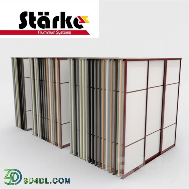 Wardrobe _ Display cabinets - Sliding system Starke
