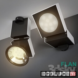 Spot light - Lamp Egoluce Flan 