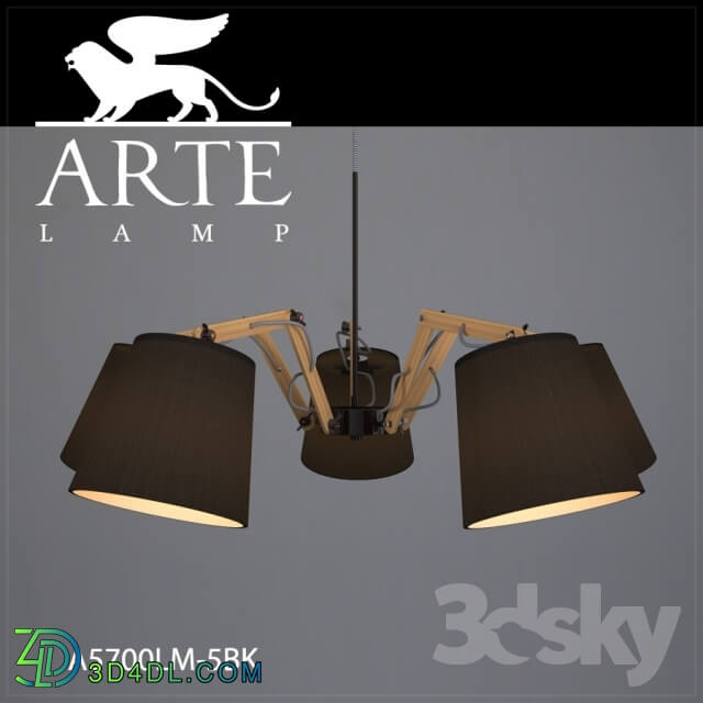 Ceiling light - Chandelier ArteLamp A5700LM-5BK