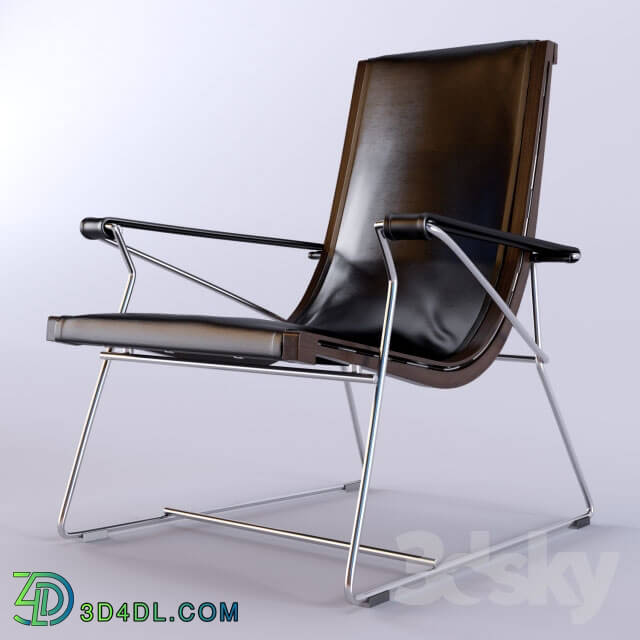 Arm chair - B _amp_ B Italia Poltrona JJ wire base armchair