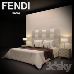 Bed - Bed FENDI casa 