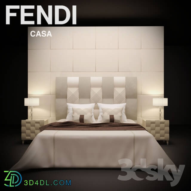 Bed - Bed FENDI casa