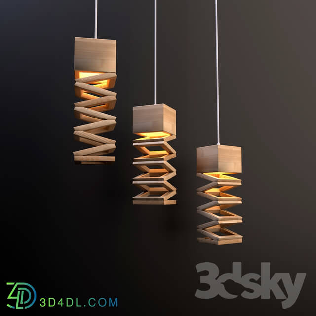 Ceiling light - Loft wood lamp