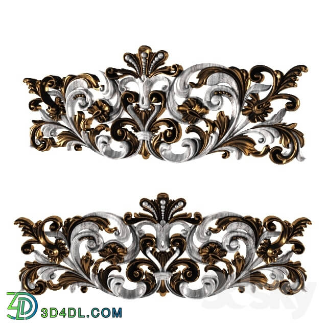 Decorative plaster - classic pattern 1