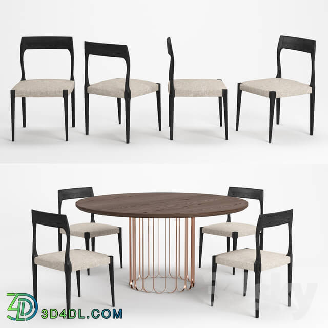 Table _ Chair - Karen Chair _ Cheryl Dining Table