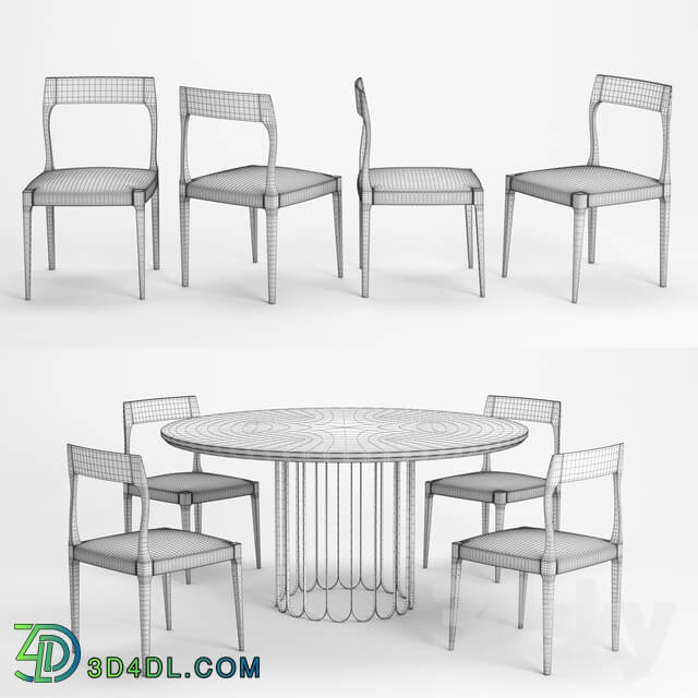 Table _ Chair - Karen Chair _ Cheryl Dining Table