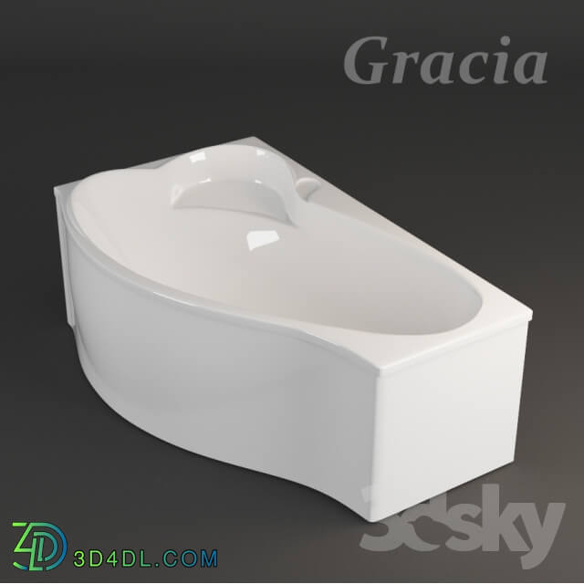 Bathtub - Bath Asymmetric Gracia