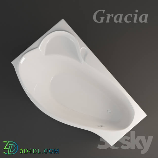 Bathtub - Bath Asymmetric Gracia