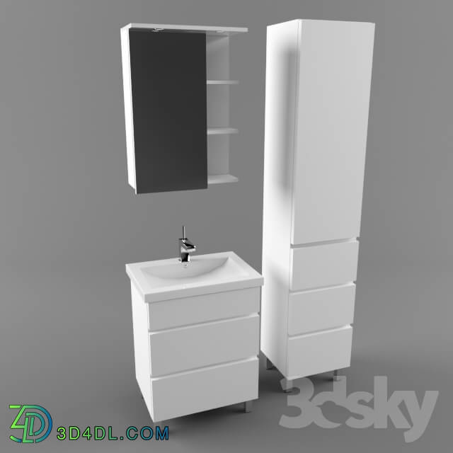 Bathroom furniture - Akvanet Laconica 65