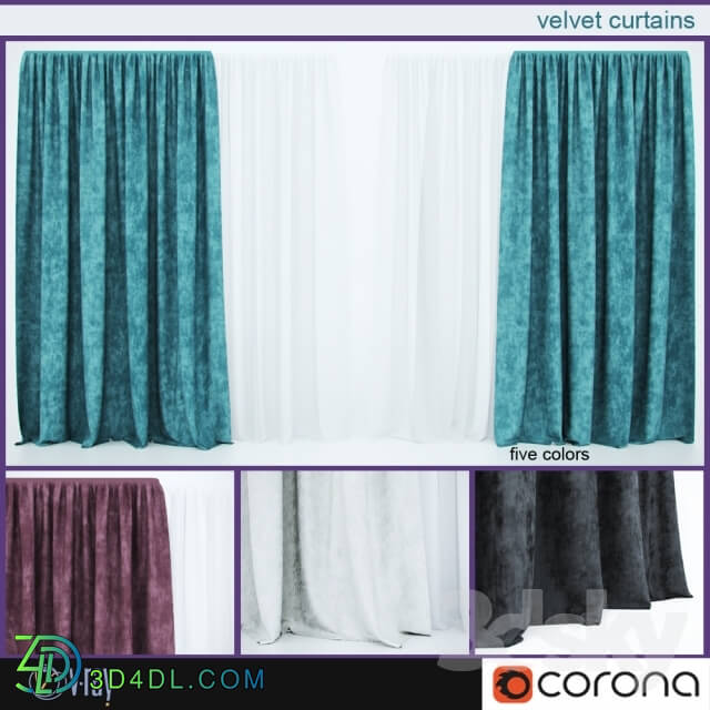 Curtain - Velvet curtains