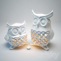 Table lamp - Candlestick OWL 