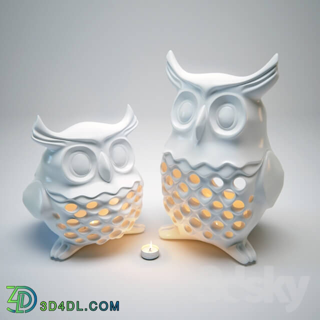 Table lamp - Candlestick OWL