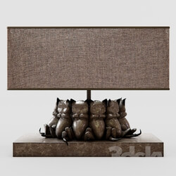 Table lamp - Table Lamp Sleeping Cats by Kare Design 