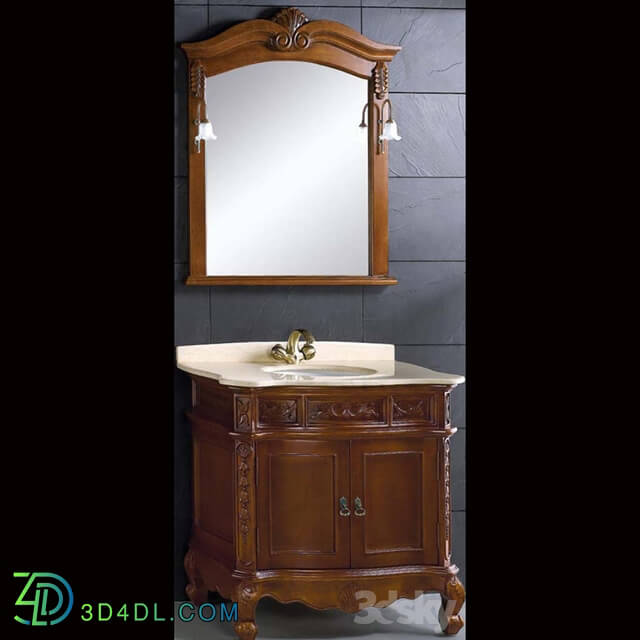 Bathroom furniture - Bathroom furniture with mirror_ classic