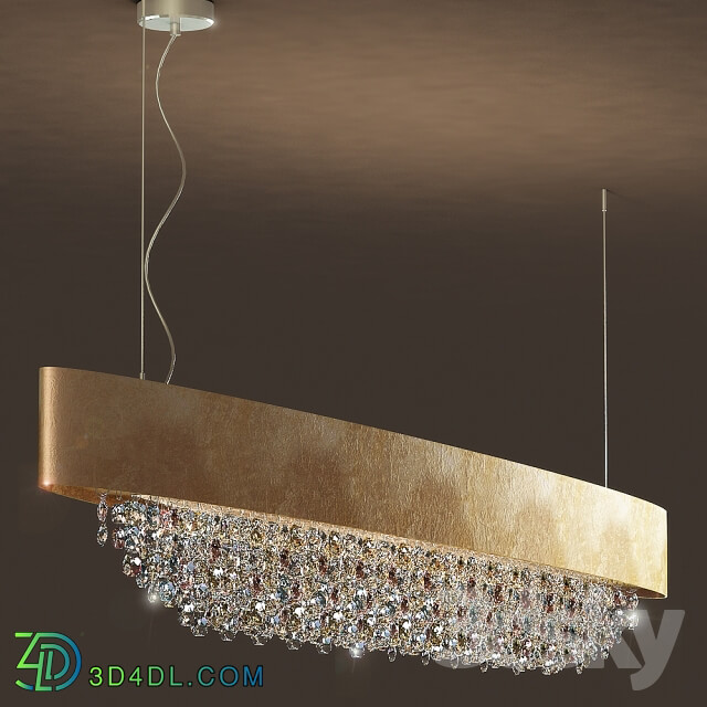 Ceiling light - Chandelier Masiero OLA S6 OV 160