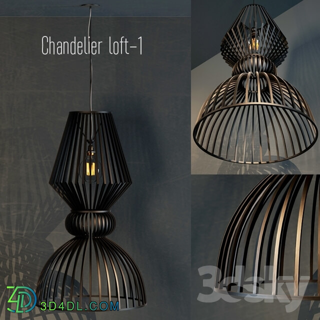 Ceiling light - Chandelier loft-1