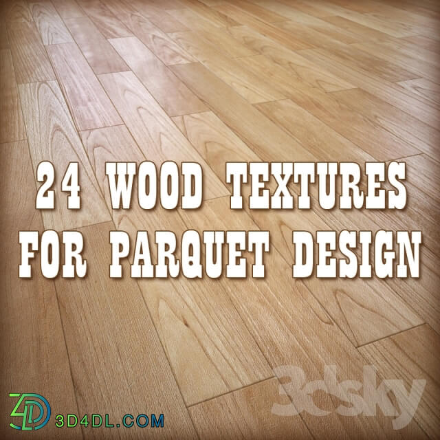 Floor coverings - Wood texture for parquet design