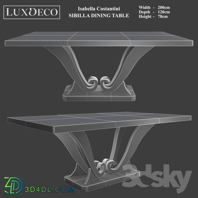 Table - Isabella Costantini Sibilla Dining Table