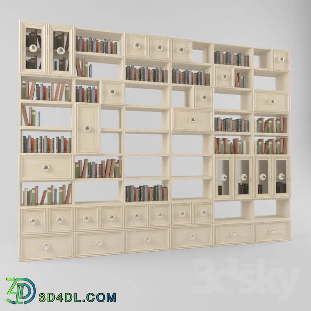 Wardrobe _ Display cabinets - Virgilio Bookcase ELLEDUE ARREDAMENTI