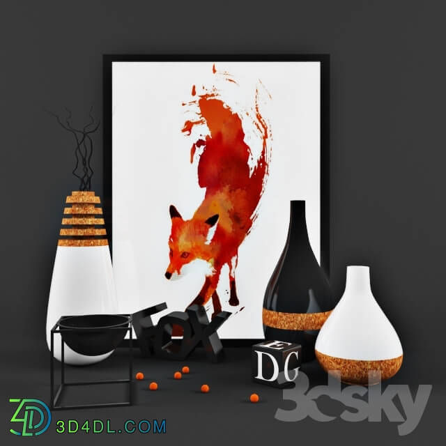 Decorative set - Fox Decor